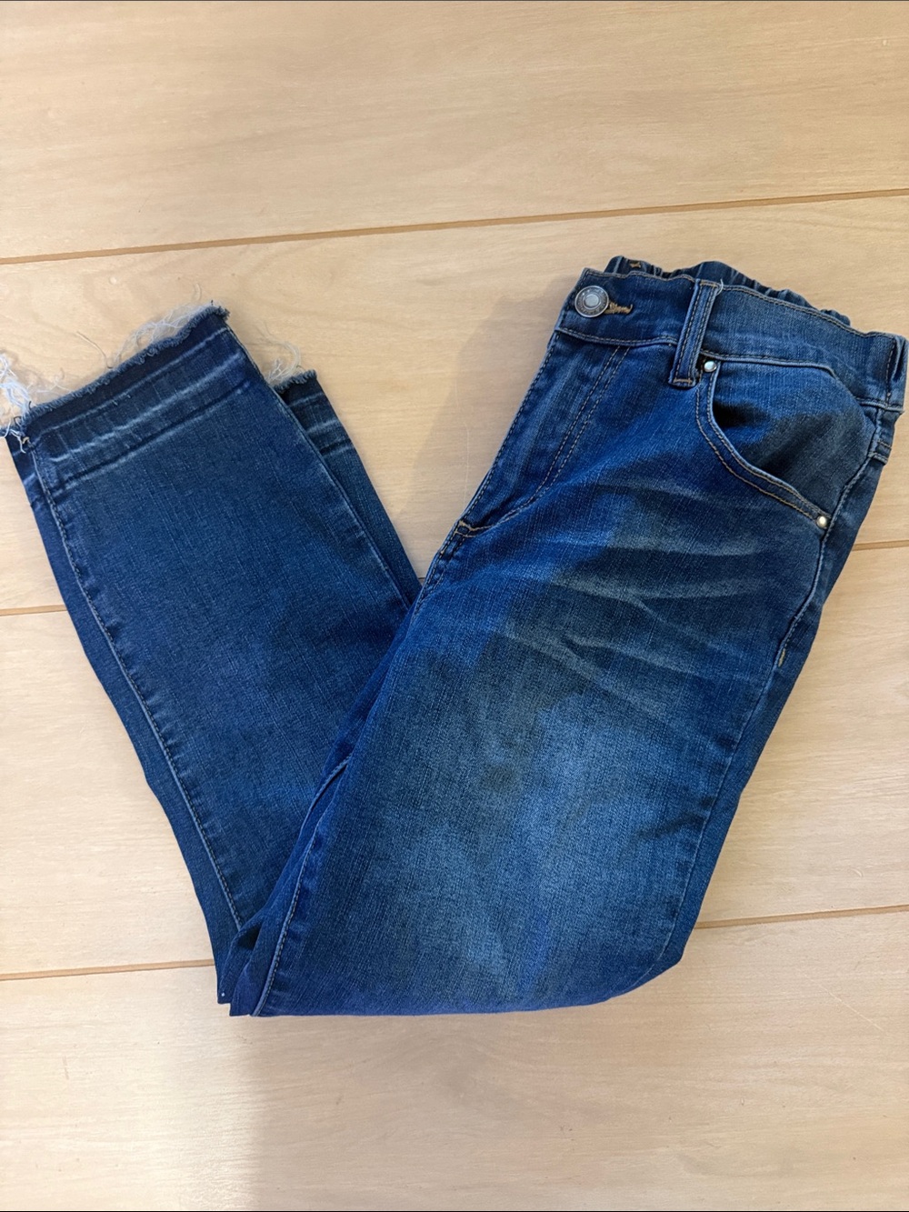 Grace and Lace Release Hem Ankle Denim Jeans